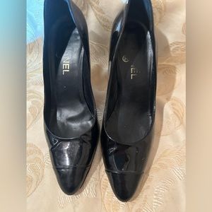 Chanel heels in black size 38. Used condition